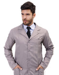 Jaleco Masculino Man Elegance Cinza Claro