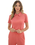 Scrub Feminino Ivy Moletinho Goiaba