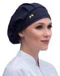 Touca Elástico Feminina Azul Marinho