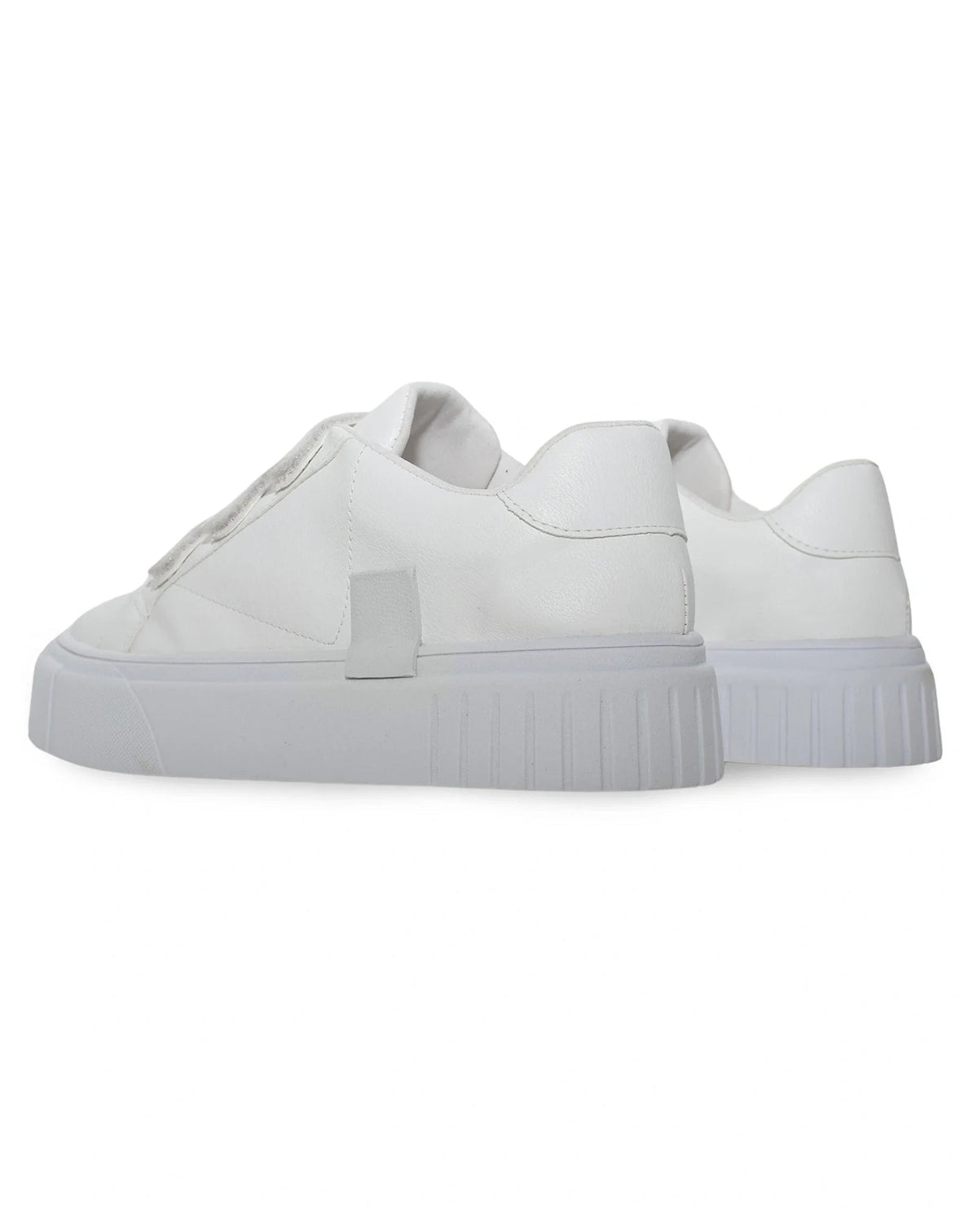 Tênis Feminino Lia branco com velcro, detalhe do solado — foto 5