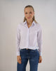 Camisa Social Feminina Premium Manga Longa Branca