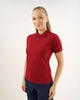 Camiseta Polo Feminina Premium Bordô