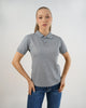 Camiseta Polo Feminina Premium Cinza Claro