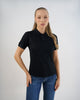 Camiseta Polo Feminina Premium Preta