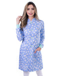 Jaleco Feminino Estampado Odonto Love Lilás