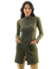 Jaleco Feminino Vicky Verde Militar