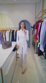 Jaleco Feminino Vicky Branco