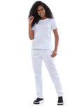 Scrub Feminino Confort Branco