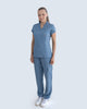Scrub Feminino Essential Azul Grafite