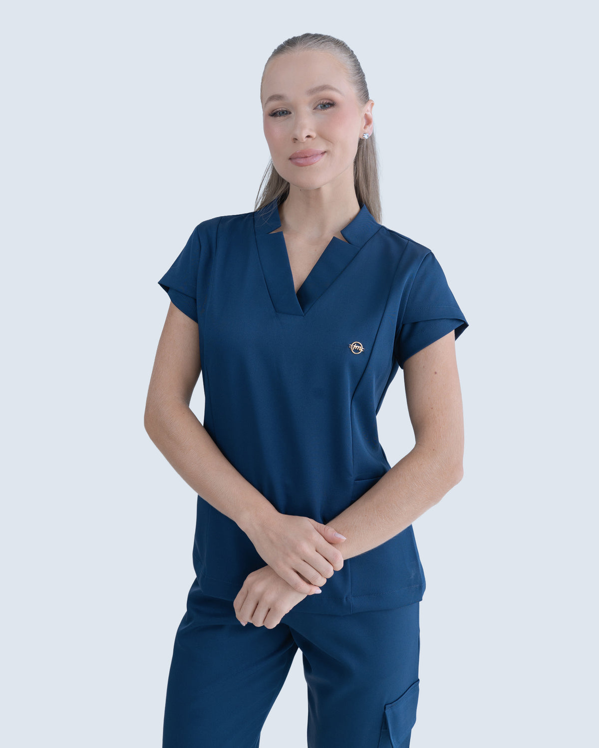 Scrub Feminino Essential Azul Marinho — foto 4