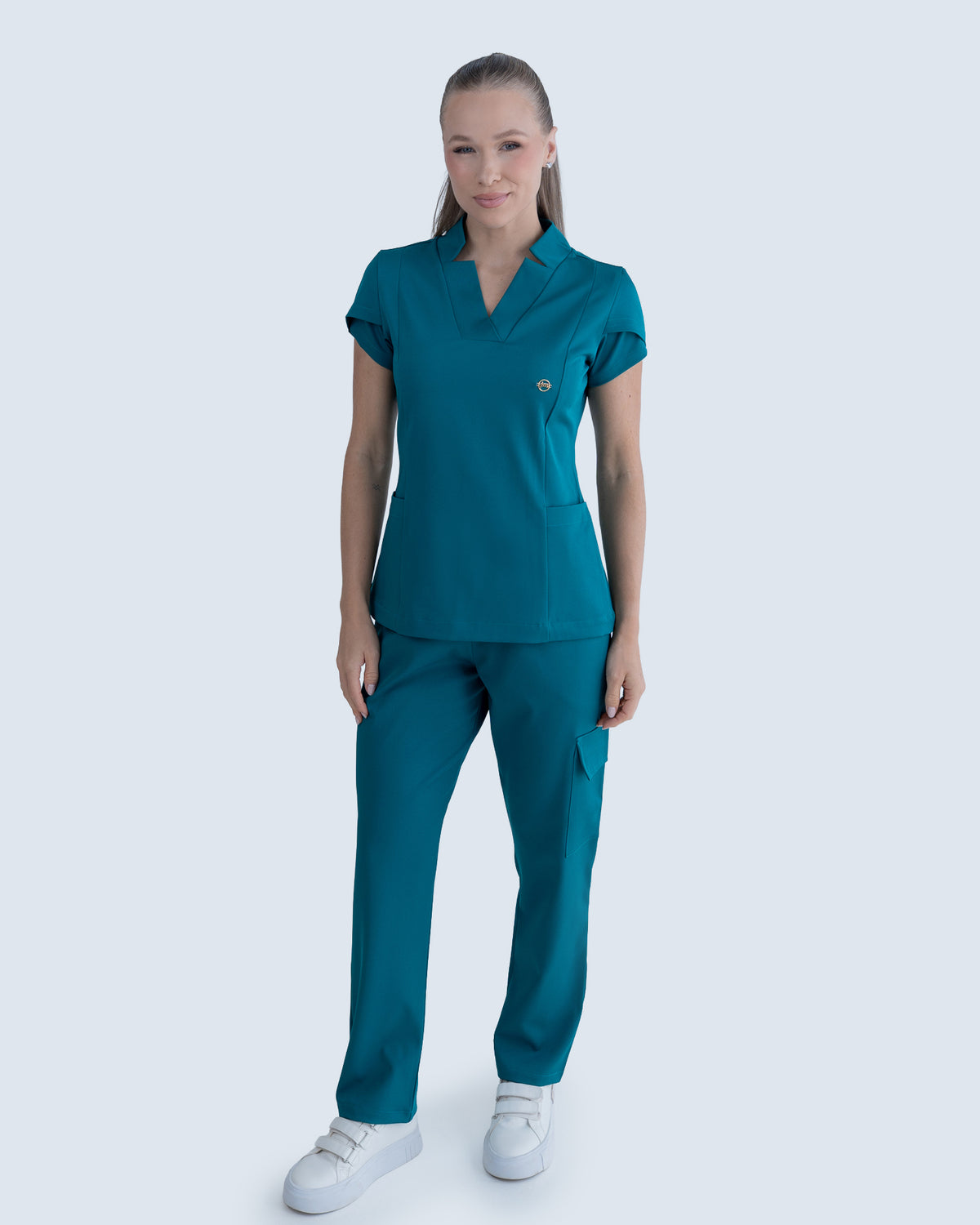 Scrub Feminino Essential Verde Esmeralda — foto 2