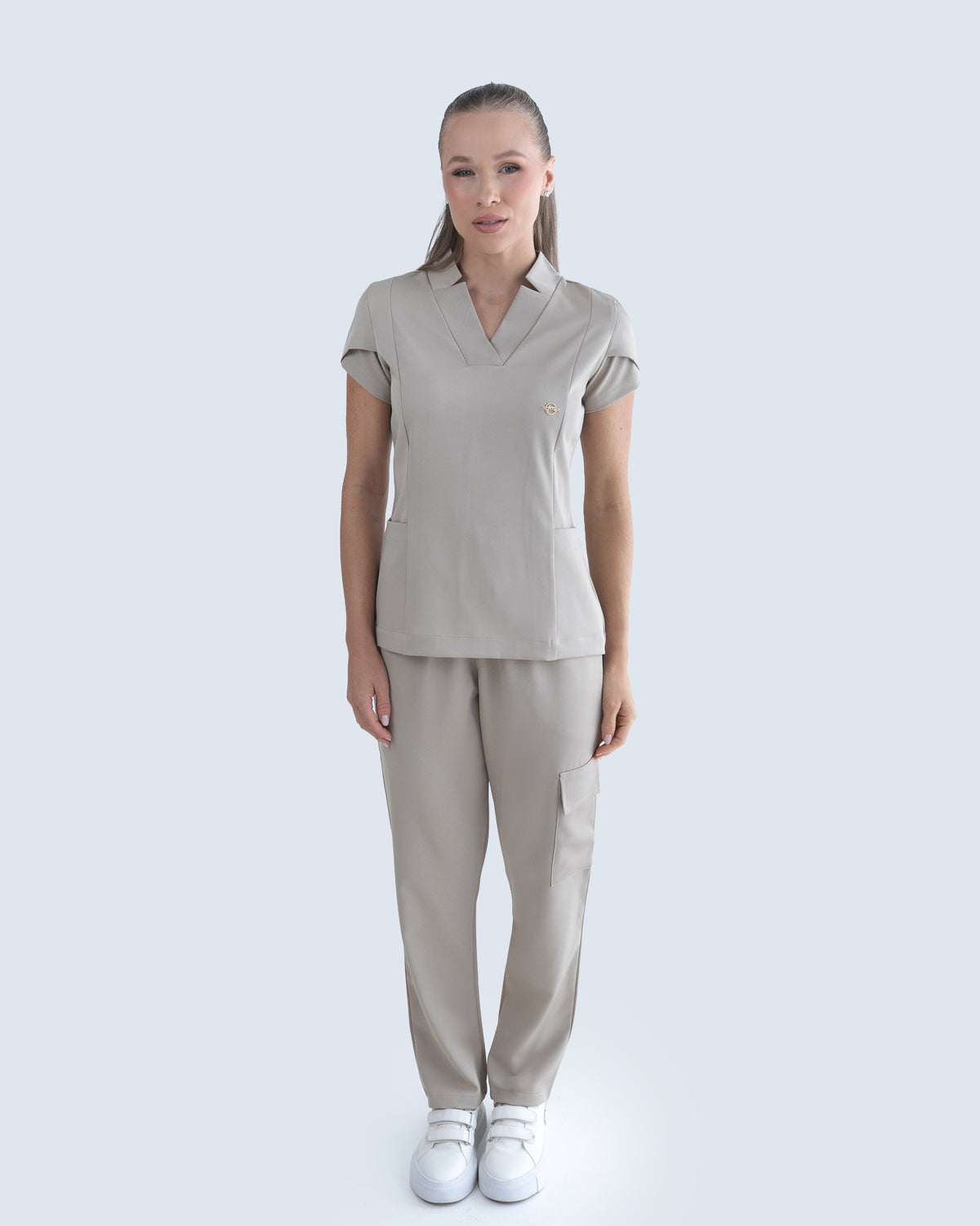 Scrub Feminino Essential Bege — foto 2