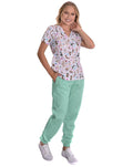 Scrub Feminino Funny Feminino Estampado Love Pets