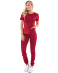 Scrub Feminino Lily Soft Bordô