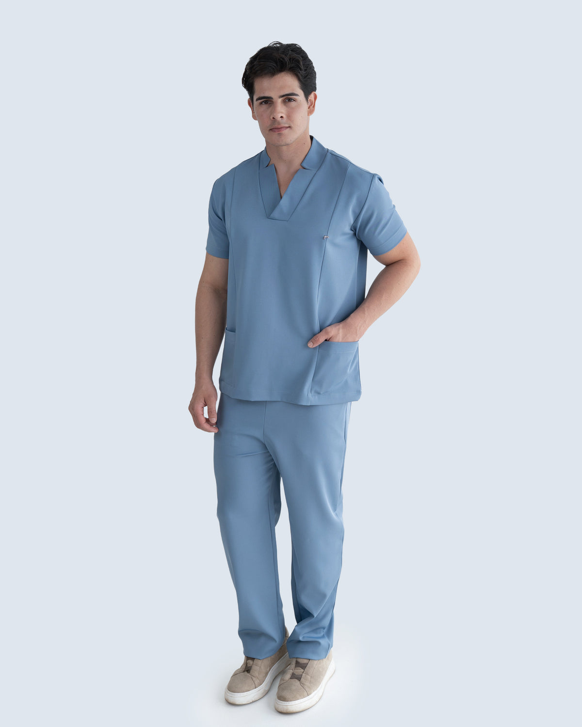 Scrub Masculino Essential Azul Grafite — foto 3