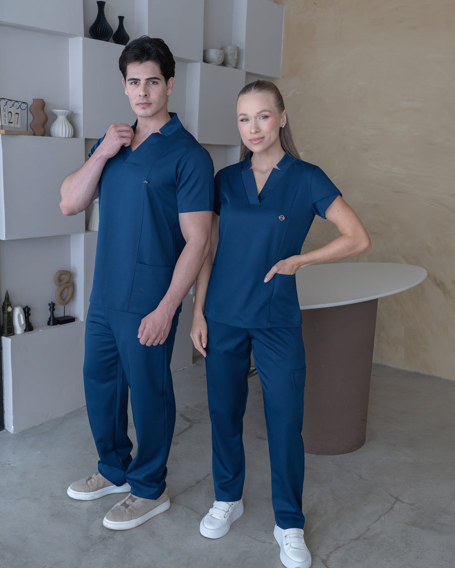 Scrub Masculino Essential Azul Marinho