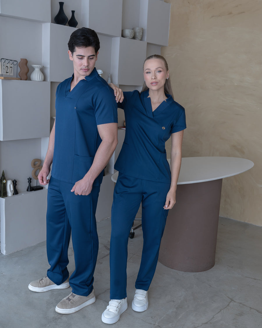 Scrub Masculino Essential Azul Marinho