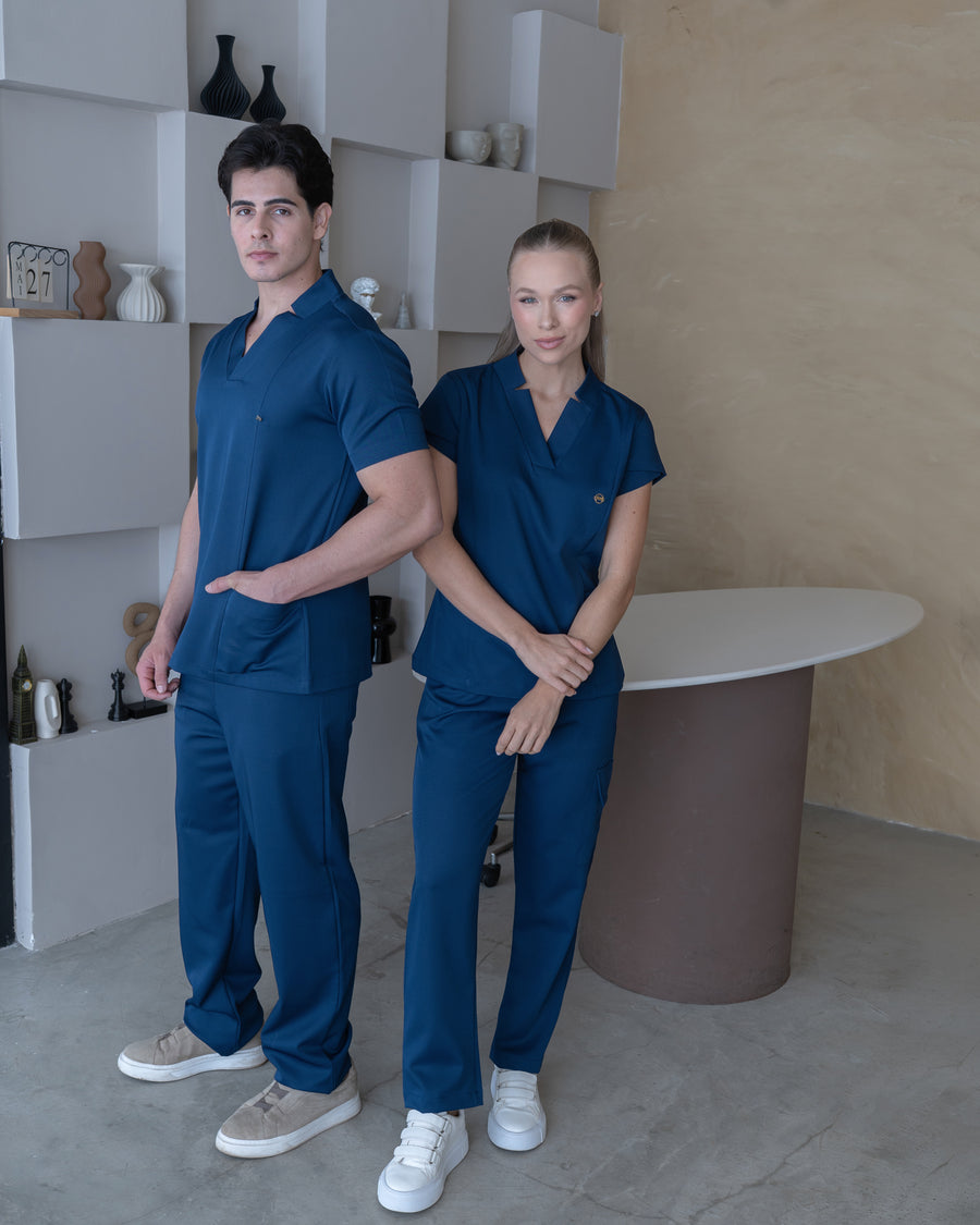 Scrub Masculino Essential Azul Marinho