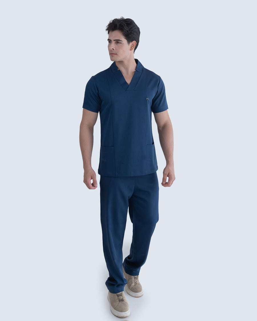 Scrub Masculino Essential Azul Marinho