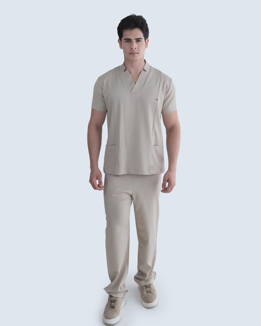Scrub Masculino Essential Bege
