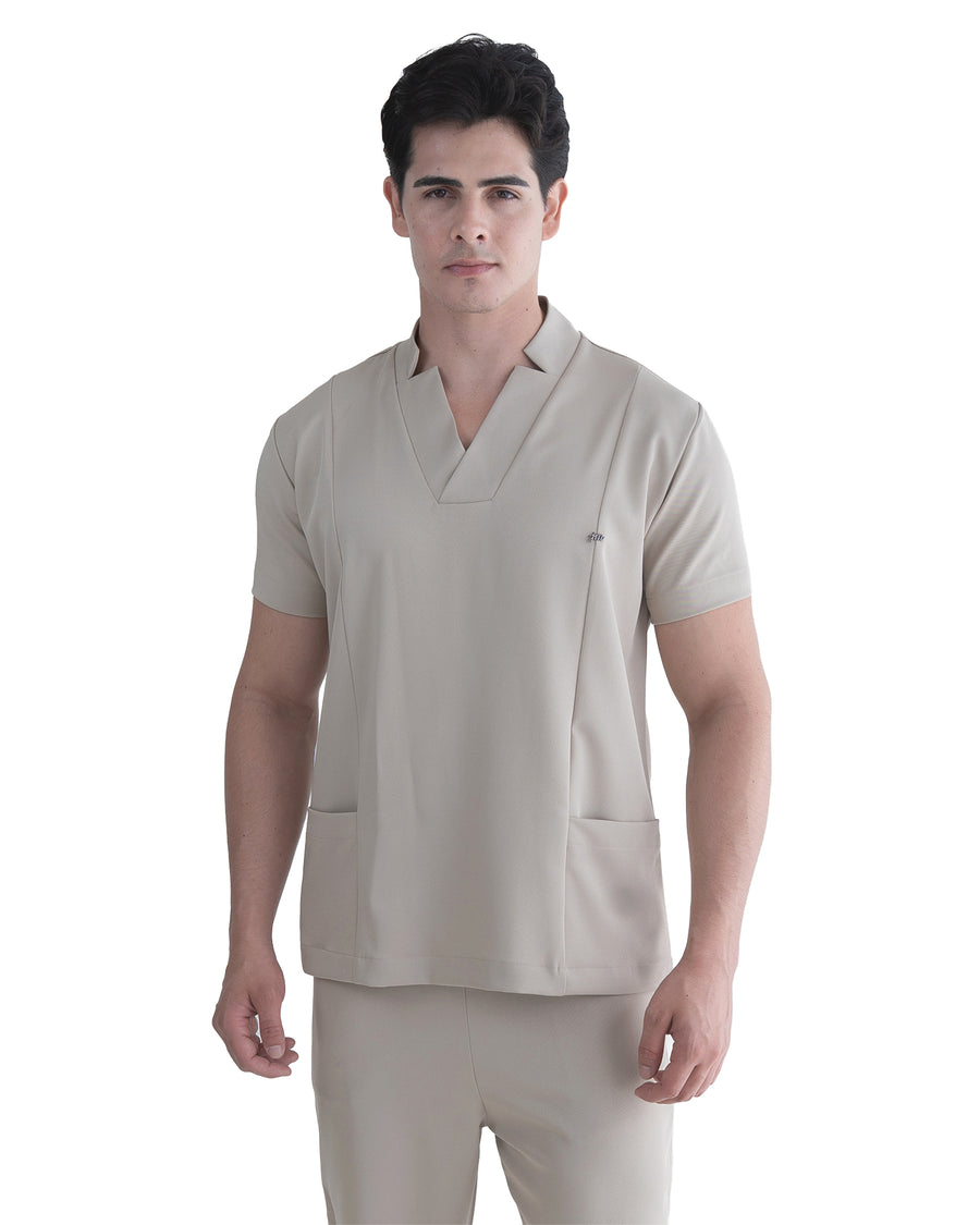 Scrub Masculino Essential Bege