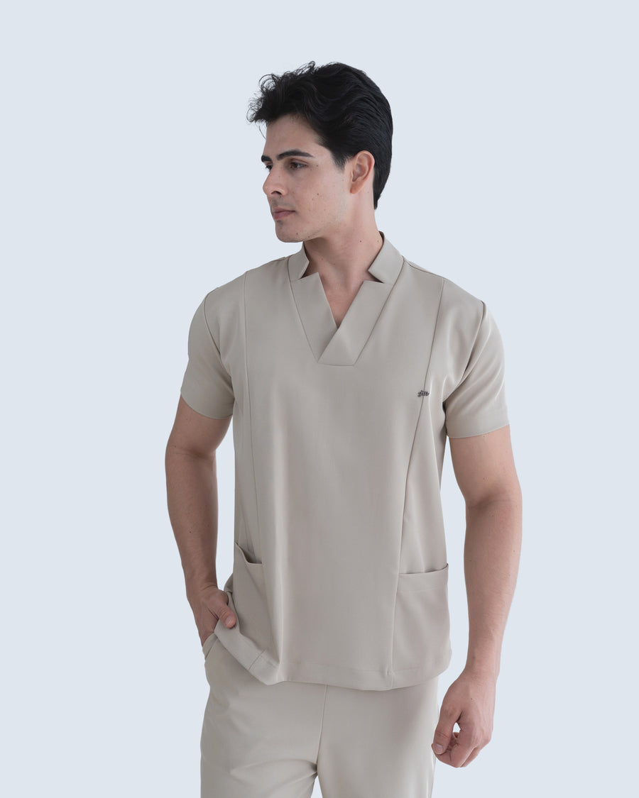 Scrub Masculino Essential Bege