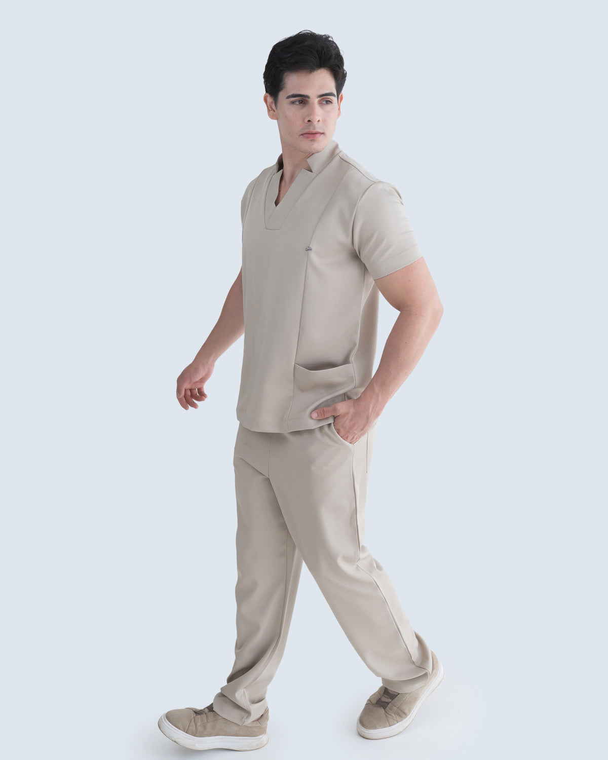 Scrub Masculino Essential Bege — foto 5