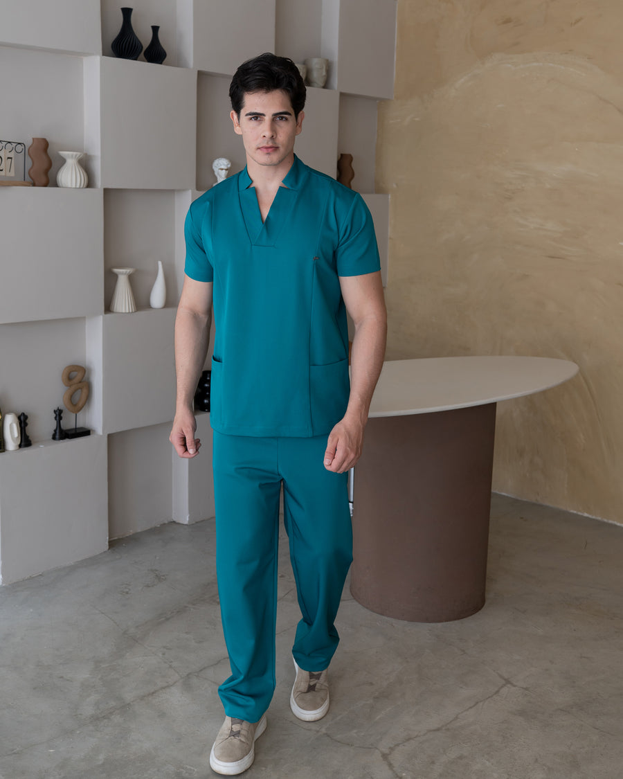 Scrub Masculino Essential Verde Esmeralda