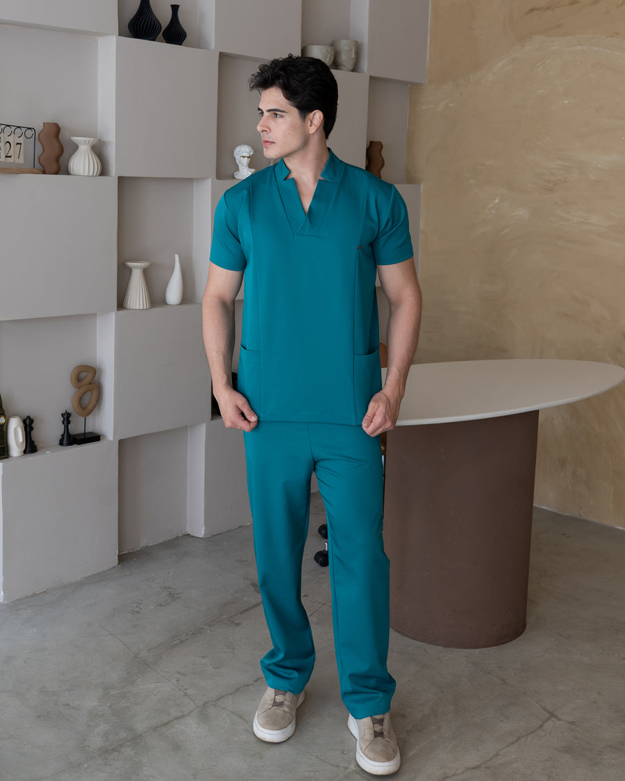 Scrub Masculino Essential Verde Esmeralda