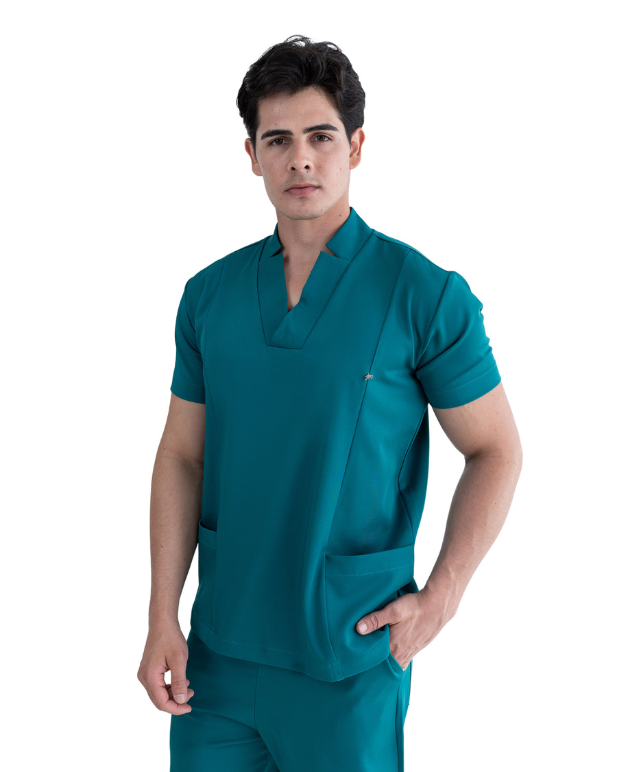 Scrub Masculino Essential Verde Esmeralda