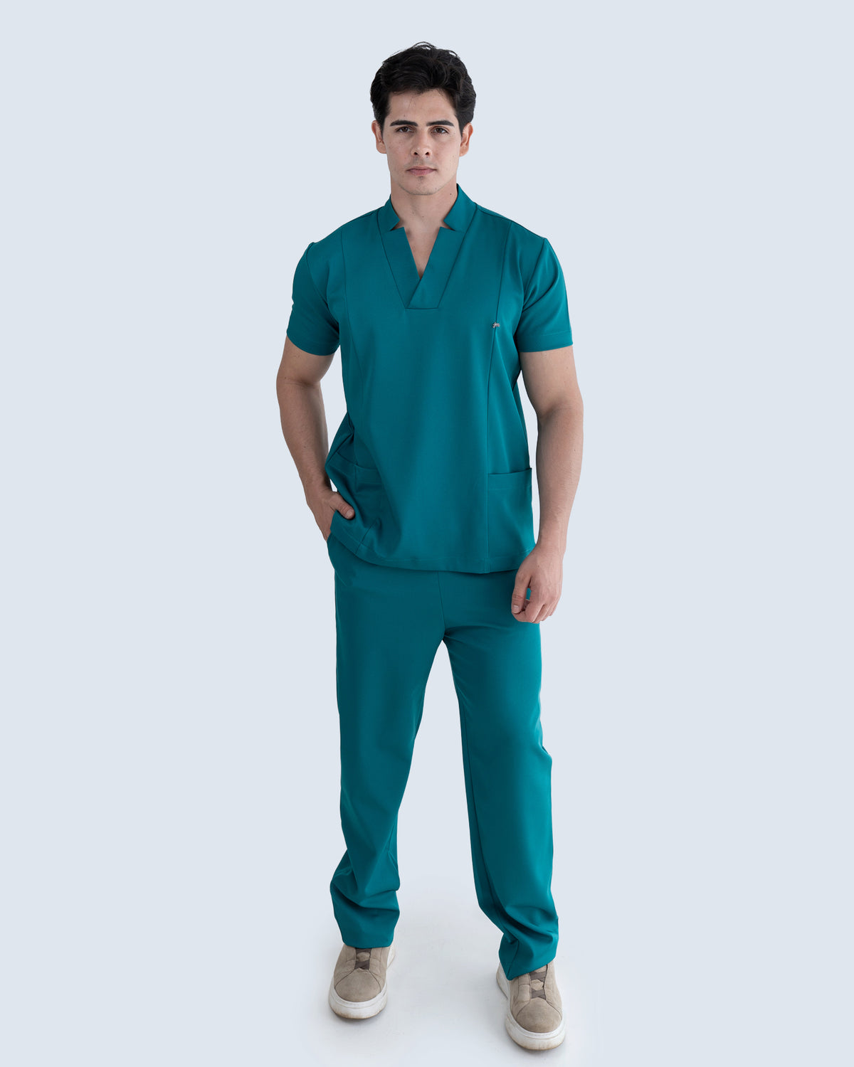 Scrub Masculino Essential Verde Esmeralda — foto 2