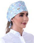 Touca Bandana Feminina Odonto Love Verde Água
