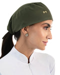 Touca Bandana Feminina Verde Militar