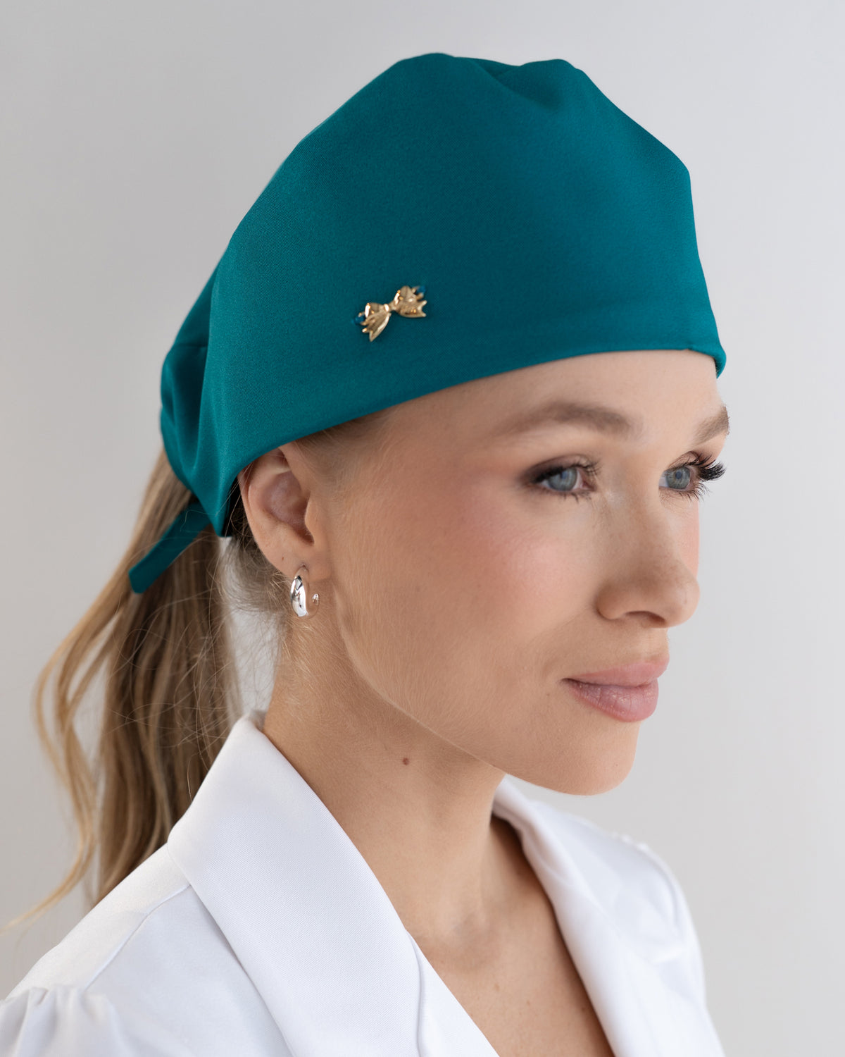 Touca Bandana Feminina Verde Esmeralda