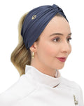 Turbante Feminino Azul Marinho