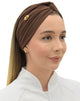 Turbante Feminino Marrom