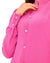 Jaleco Júlia Rosa Chiclete - jalecos-mania Alfaiataria Premium, Bordado, Botões Perolados, Feminino, Gola Padre, Jalecos, Jalecos Mania, Manga Bufante, Punho Camisa, Rosa